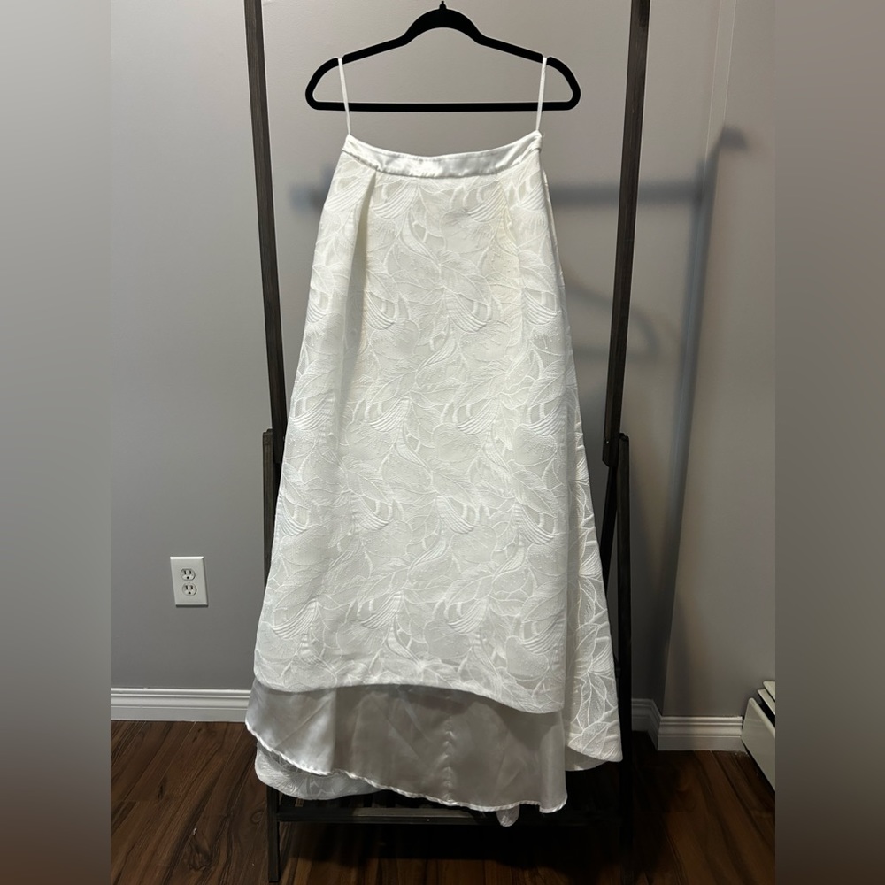 ASOS bridal collection floral tropical A line skirt size 6